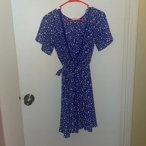 Blue floral dress!